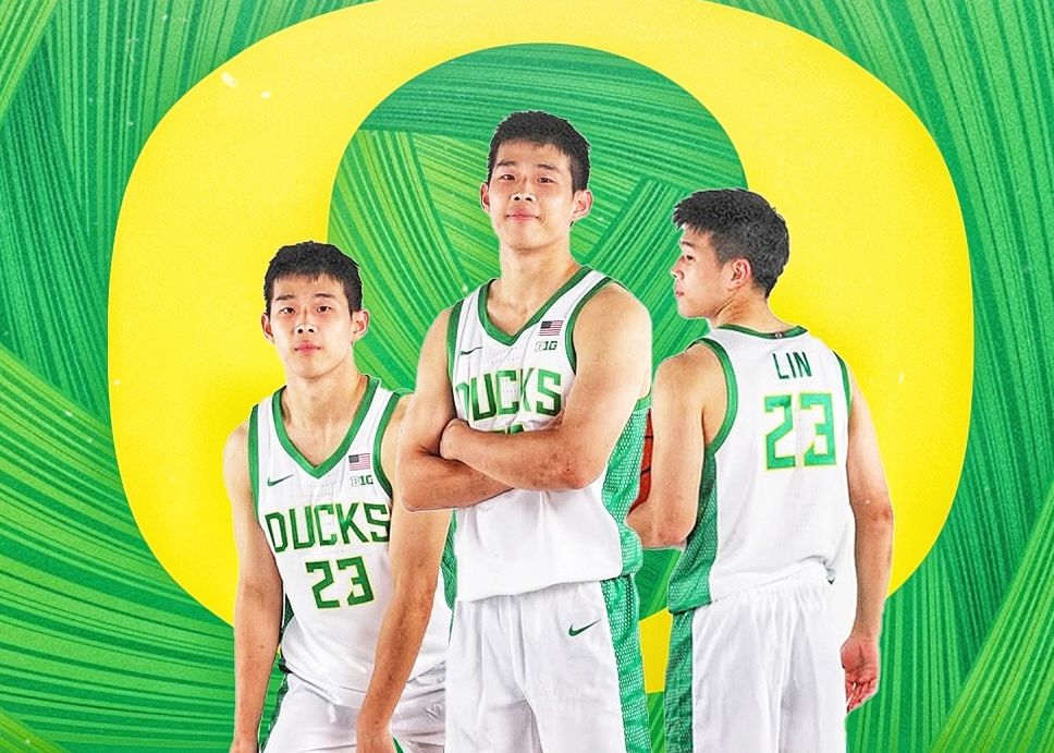A Universidade de Oregon derrotou a Universidade Estadual de Dakota do Sul por 83-69, Lin Wei marcou 2 pontos em 1 de 5