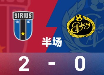 Supermeio sueco: gols de Bjekbo, Sirius 2-0 Elfsborg