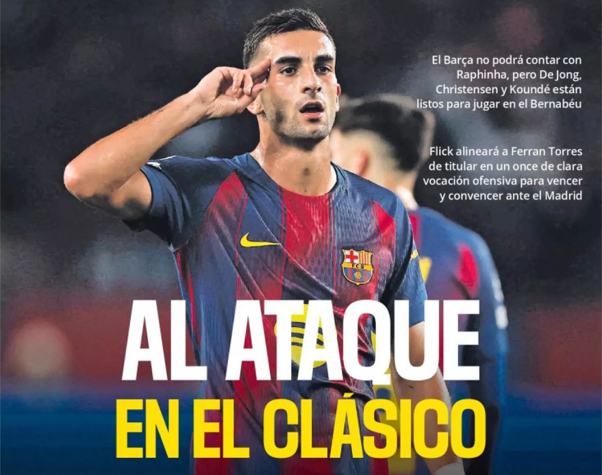 Cada artigo: Flick jogará futebol ofensivo no El Clasico para convencer o Real Madrid a perder